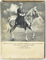 1941 Honvédnaptár. Összeáll.: Lófő Felső-torjai Vásárhelyi László őrnagy. Színes, illusztrált címlap...