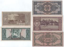 1945-1946. 50P - 100.000.000P (9xklf) T:F, közte szép papír