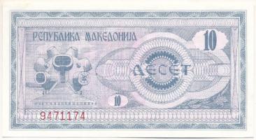 Észak-Macedónia 1992. 10D T:AU North Macedonia 1992. 10 Denari C:AU Krause P#1