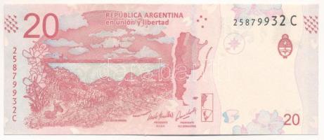 Argentína DN (2017-2020) 20P T:UNC
Argentina ND (2017-2020) 20 Pesos C:UNC
Krause P#361