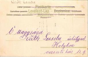 Pészah üdvözlet macesz lepénnyel és héber szöveggel. Judaika / Pesach (Passover) greeting with matza...