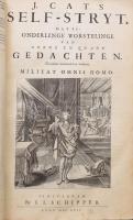Iacob Cats: Alle de Wercken. Amsterdam, 1658, Jan Jacobz Schipper, 1 (díszcímlap) t.+16+164+20+26+2+...