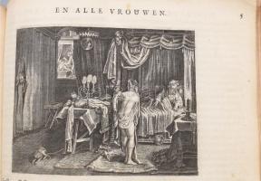 Iacob Cats: Alle de Wercken. Amsterdam, 1658, Jan Jacobz Schipper, 1 (díszcímlap) t.+16+164+20+26+2+...