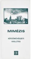 1999 Mimézis Képzőművészeti Kiállítás meghívón művészek aláírásai, többek között Macskássy Izolda, Faragó Laura, Vennes Emmy, stb