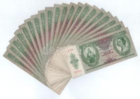 1936. 10P (20x) mind különféle sorozatszámmal "B 051" - "B 404" között T:F, szakadt nincs benne, folt Adamo P9