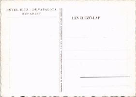 Budapest V. Hotel Ritz Dunapalota éttermének 1941-es szilveszteri menüje, dekoratív katonai motívumm...