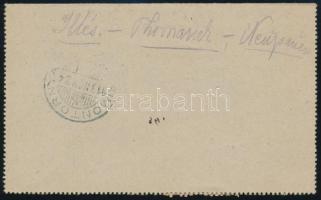 1913 Ajánlott zárt levelezőlap / Registered PS-card "LEVÉLSZEKRÉNYBEN TALÁLTATOTT"