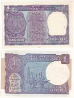 India 1980. 1R + 1991. 1R T:AU szokásos tűlyukak India 1980. 1 Rupee + 1991. 1 Rupee C:AU usual pinholes