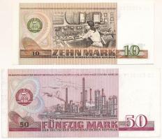 NDK 1971. 10M (1985-ös kiadás) + 50M T:F szép papír
GDR 1971. 10 Mark (issued in 1985) + 50 Mark C:...