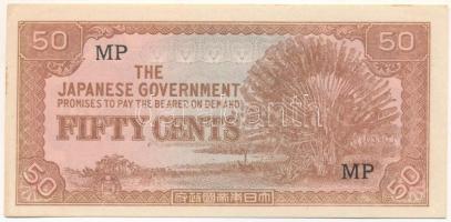Malajzia / Japán megszállás DN (1942) 50c "Banános Bankjegy", "MP" T:AU Malaysia / Japanese Occupation ND (1942) 50 Cents "Banana Money", "MP" C:AU Krause P#M4