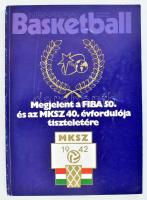 1982 International Basketball. Megjelent a FIBA 50. és az MKSZ 40. évfordulója tiszteletére.