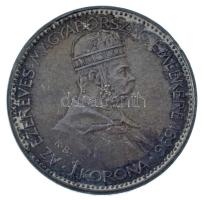 1896KB 1K Ag "Millenium" eredeti, rendkívül szép állapotú vörös (domború) "Milleniumi...