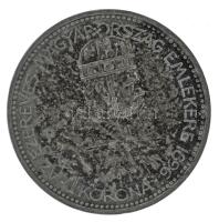 1896KB 1K Ag "Millenium" eredeti, vörös (domború) "Milleniumi Koronaérem - 1896"...