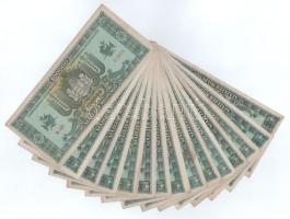 1946. 100.000MP (15x) mind különféle sorozatszámmal "B 100" - "B 189" között + s...