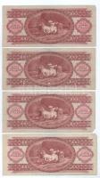 1962-1995. 100Ft (9xklf) T:F, közte szép papír, egyiken pici szakadás
P#171c,d,e,f,g,h; P#174a,b,c