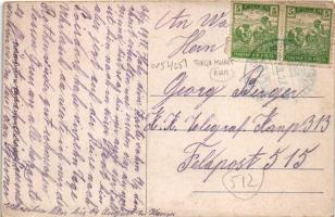 1918 Marosvásárhely, Targu Mures; Fő tér, Bolyai utca, Transilvania szálloda és kávéház, Ascher I., ...