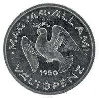 1950. 10f Al próbaveret "MÁV - Magyar Állami Váltópénz" T:UNC,AU / Hungary 1950. 10 Fillér...