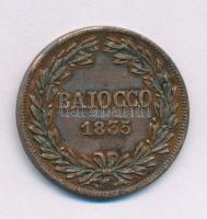 Olasz Államok / Pápai Államok 1835B 1B Cu "XVI. Gergely" T:XF  Italian States / Roman Republic 1835B 1 Baiocco Cu "Gregory XVI" C:XF Krause KM# 1320