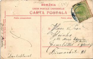 1907 Galati, Galatz; Vederea panoramica spre docuri / general view, docks (EM)