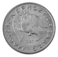 1967. 10f Al T:AU / Hungary 1967. 10 Fillér Al C:AU
Adamo F3.2, Krause KM#572