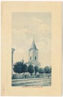 Gura Humorului, Gurahumora, Gura Humora (Bukovina, Bucovina, Bukowina); Biserica Preasfanta Treime / Catholic church. W.L. Bp. 1449. 1911-14. (fl)