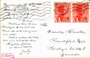 1940 Constanta, Strada Carol I / street view, automobiles, shops (fl)