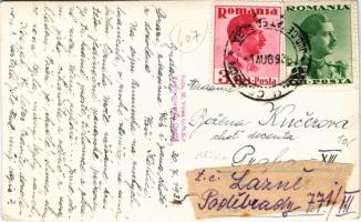 1936 Kurortne, Budachi-Cordon, Dacia; Pescaria de pe Cossa / fishery, fishing boats and fishermen. F...