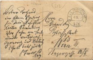 1917 Vöröstoronyi-szoros, Roter Turmpass, Roter-Turm-Pass, Pasul Turnu Rosu; Transsilvanische Alpen ...