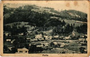 Putyla, Putila, St. Putilla, Storonets-Putyliv (Bukovina, Bucovina, Bukowina); general view, lumber yard. Edit. M. I. Katz (fl)