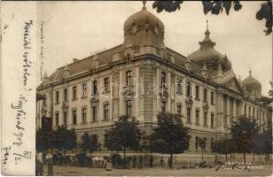 1907 Nagyvárad, Oradea; Pénzügyi palota. Sonnenfeld Adolf kiadása / financial palace (EK)