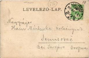 1907 Nagyvárad, Oradea; Pénzügyi palota. Sonnenfeld Adolf kiadása / financial palace (EK)