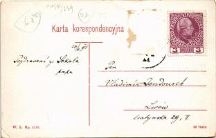 1911 Sokal, Klasztor O. O. Bernardynow / monastery, rowing boat. W.L. Bp. 1116. (EB)