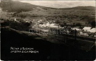 1931 Kőrösmező, Körösmező, Jaszinya, Jasina, Yasinia (Máramaros); látkép / general view. photo (Rb)