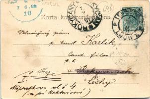 1904 Lviv, Lwów, Lemberg; general view. L&amp;P. 592. (small tear)