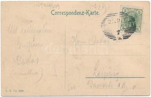 1907 Chernivtsi, Czernowitz, Cernauti, Csernyivci (Bukovina, Bucovina, Bukowina); Postgasse / street...