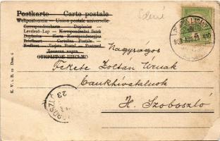 1903 Szerelmespár műteremben régi fényképezőgéppel és kisfiúval. K. V. i. B. 12. / Romantic couple w...