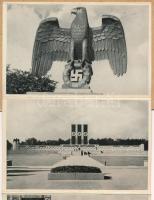 Nürnberg, die Stadt der Reichsparteitage. 10 Postkarten vom Reichsparteitag-Gelände / Leporello book...