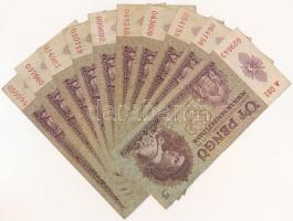 1939. 5P (10x) mind különféle sorozatszámmal "A 003" - "A 087" között T:F, szakadt nincs benne, folt Adamo P6