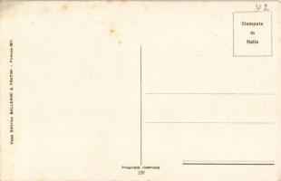 Romantic lady with Cupid and love letter. Ballerini &amp; Fratini (Firenze) 81. s: Chiostri (EB)