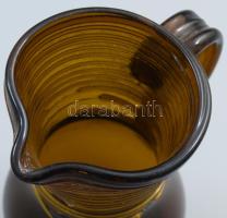 Kancsó. cca 19. sz első fele, Erdély, anyagában színezett, m: 11,5 cm