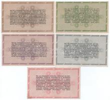 1946. 10.000AP - 1.000.000AP (5xklf) T:F, mind szép papír