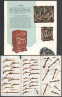 Kínai lakk tárgyakat, bútorokat bemutató képes prospektus + Fegyvereket bemutató képes prospektus, k...