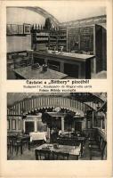 Budapest V. Báthory pince, sörház, étterem belsők. Kecskeméti és Magyar utca sarok. Friesz Mihály vendéglős. Biró Pál fényképészeti intézetéből (Rb)