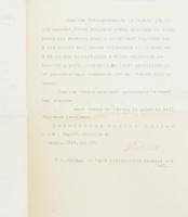 1913 Ohmacht Róbert gépészmérnök, műszaki szakíró, a Csonka Gépgyár vezetőségi tagjának gépelt magán...