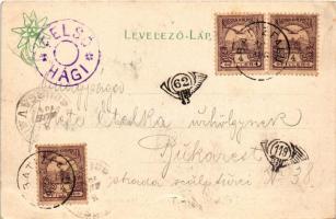 1901 Felsőhági, Visne Hagy, Vysné Hágy (Magas-Tátra, Vysoké Tatry); Hotel Koliba / Koliba szálloda, ...
