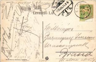 1908 Előpatak, Valcele; patak részlet, híd. Divald Károly műintézete Budapest / creek, bridge (fl)