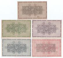 1946. 10.000AP - 1.000.000AP (5xklf) mindegyik eltolódott elő- és/vagy hátlappal T:F, javarészt szép...