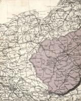 Poland and Galicia map folding card