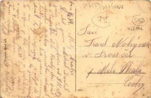 1914 Klenak (Ruma), Trgovina Nikole Mrkonica. Wannek / utca, üzlet / street view, shop (fl)