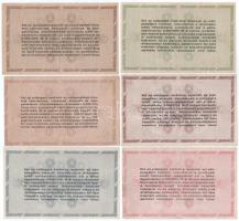 1946. 10.000AP - 1.000.000AP (6xklf) T:F, javarészt szép papír, közte egy VG
Adamo P49, P50, P51, P...